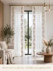 Pazia 2 na Sheer Lining - 1.5m Kila Moja - 1