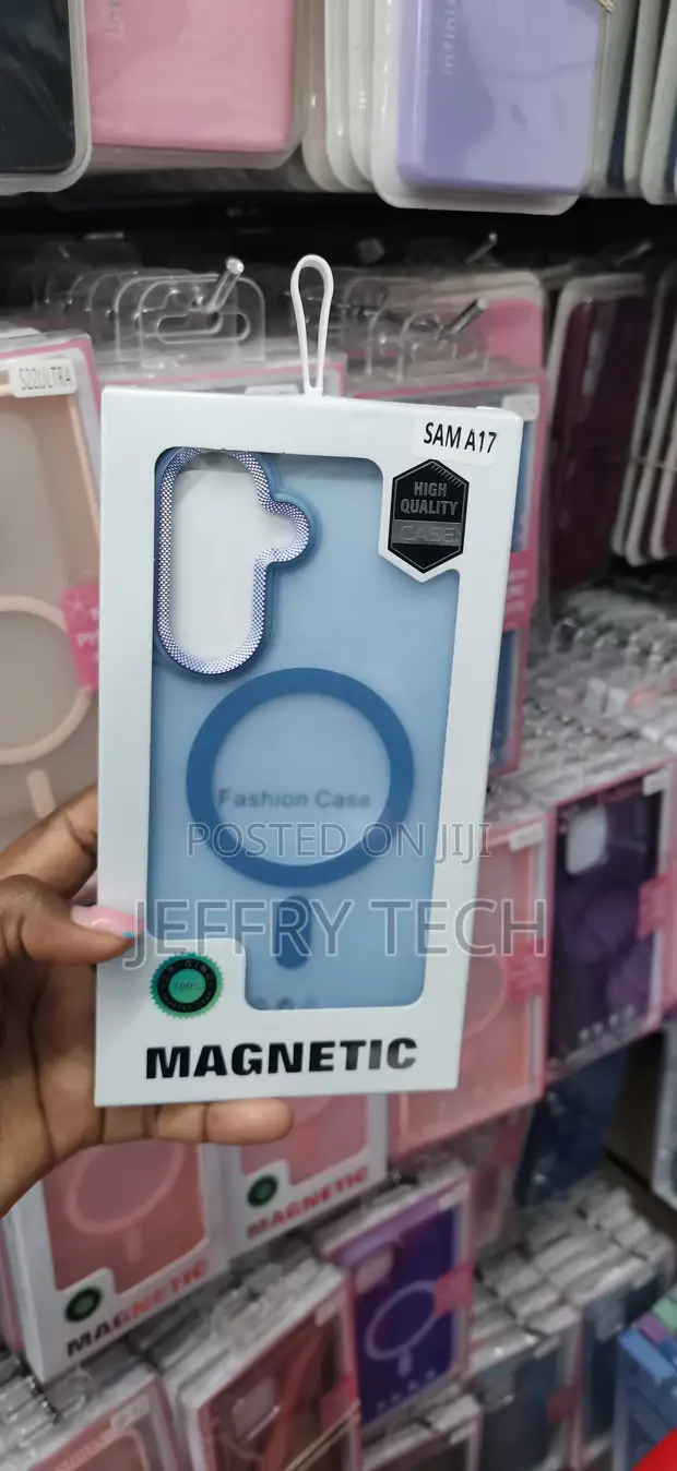 Blue Frosted MagSafe Case kwa Samsung Galaxy A17 - 1