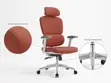 Executive Full Fabric Orange Study Chair - 5