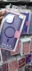 Purple Translucent Matte MagSafe Case for Samsung Galaxy A07 - 2