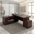 Meza ya Mtendaji Mkuu (CEO) na Hifadhi ya Kando - 1.8m - 2