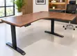 Boss Office Products L-Shape Dual Motor Electric Standing Desk - 2