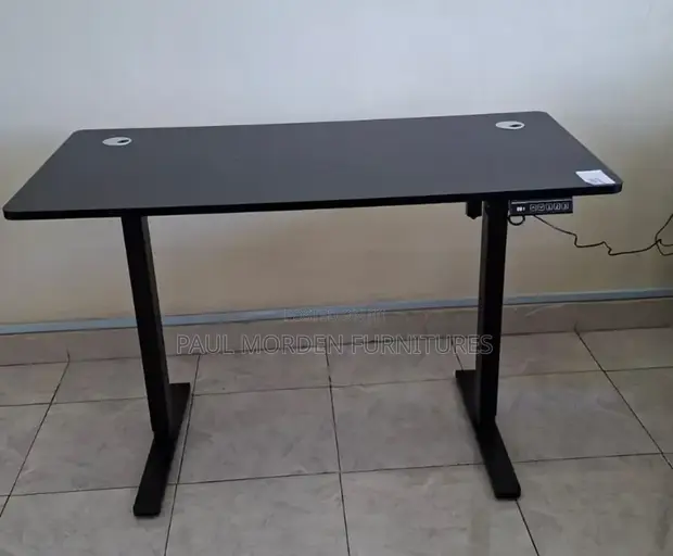 Boss Office Products Black Electric Standing Desk - 1