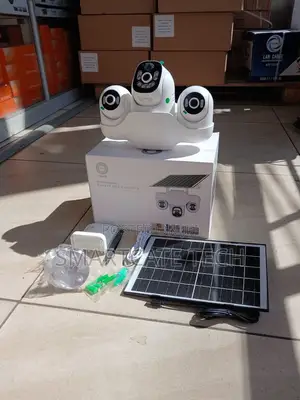 Smart Triple Lens Solar PTZ CCTV Camera