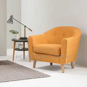 Stylish Accent Armchair - Yellow