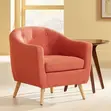 Stylish Accent Armchair - Yellow - 2
