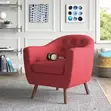 Stylish Accent Armchair - Yellow - 3