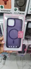 Kifaa cha Kufunika Simu cha Zambarau Chenye Sumaku kwa iPhone 14 - 1