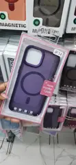 Kifaa cha Kufunika Simu cha Zambarau Chenye Sumaku kwa iPhone 14 - 2