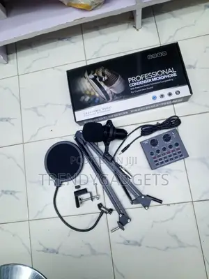 Legendary Vocal Condenser Microphone V8 Sound Card Kit