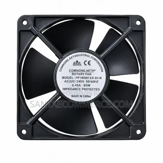 Comnowlaeth FP18060 Ex-S1-B AC Cooling Fan 180x180x60mm - 1