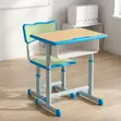Kiti cha Kusomea cha Watoto cha Blue Beige - 2