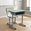 Kiti cha Kusomea cha Watoto cha Blue Beige - 4