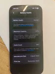 Apple iPhone 15 Pro 128GB Nyeusi (Refurbished) - 5