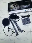 Professional Condenser Mic with V8 Sound Card & Boom Stand - 3