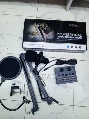 Legendary Vocal Microphone Kit with Shock Mount & Pop Filter