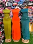 Clavis Fashion Hub Gauni la Pencil la Rangi ya Chungwa - 1