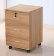 3 Drawer Wooden Storage Pedestal na Magurudumu - 5