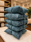 Set of 5 Quality Fibre Throw Pillows with Zipper - 1