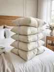Set of 5 Quality Fibre Throw Pillows with Zipper - 3