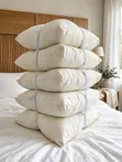 Set of 5 Quality Fibre Throw Pillows with Zipper - 4