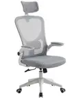 White Posture-Friendly Orthopedic Desk Chair - 2