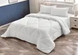 White Striped Cotton Duvet Set - 1