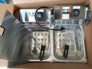 Double Deep Fryer SKS Mpya Kabisa