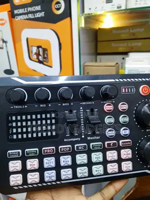 F998 Live Sound Card Audio Mixer Bluetooth USB-C