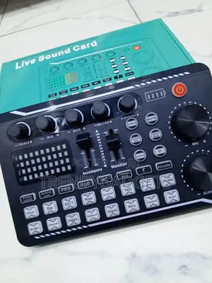 F998 Live Sound Card Mixer ya Bluetooth kwa Podcast & Michezo