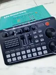 F998 Live Sound Card Mixer ya Bluetooth kwa Podcast & Michezo - 1
