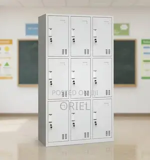 Kifaa cha Locker cha Gym chenye Milango 9 ya Kibiashara