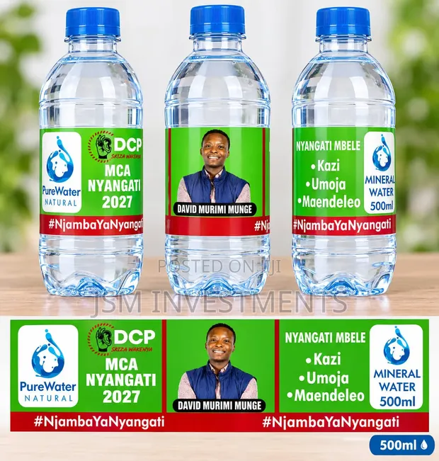Water Bottle Branding Services - 1