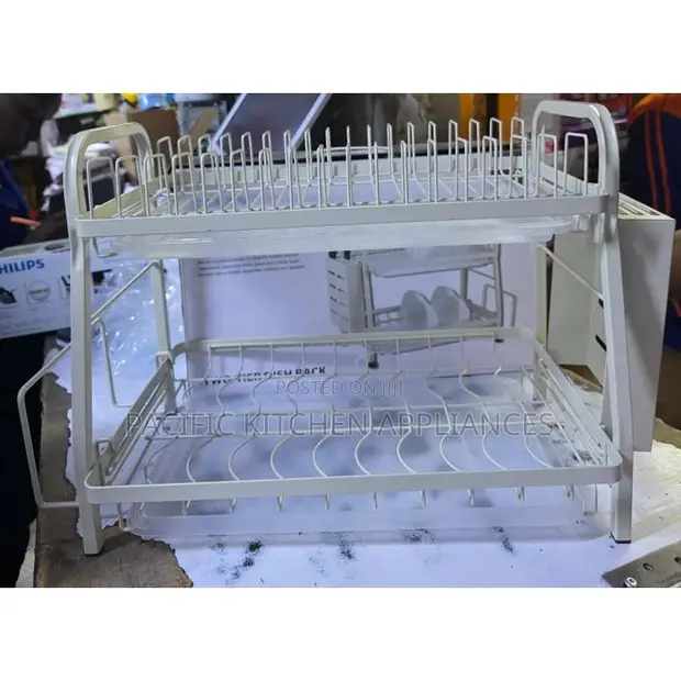 2-Tier Advanced Stainless Steel Dish Rack - 1