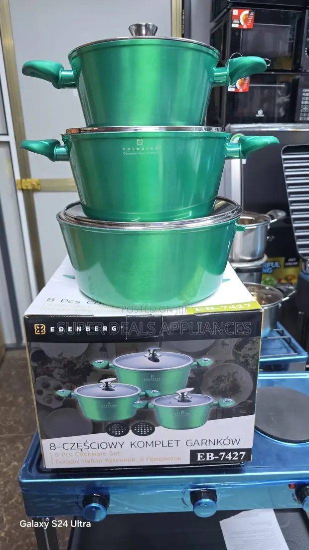 Edenberg 8-Piece Nonstick Cookware Set - 1