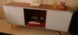 White TV Stand with Drawers - 2