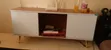 White TV Stand with Drawers - 3