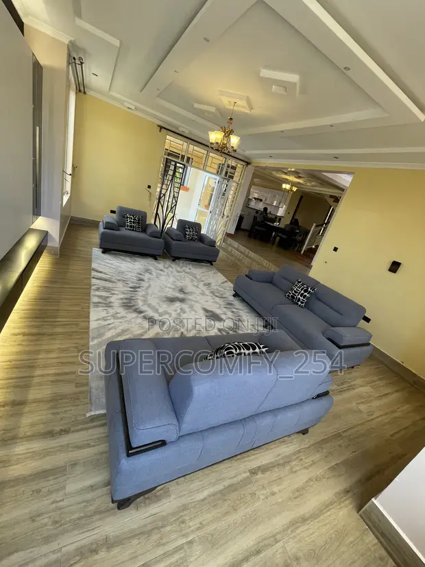 Luxurious 7 Seater Amber Sofa - 1