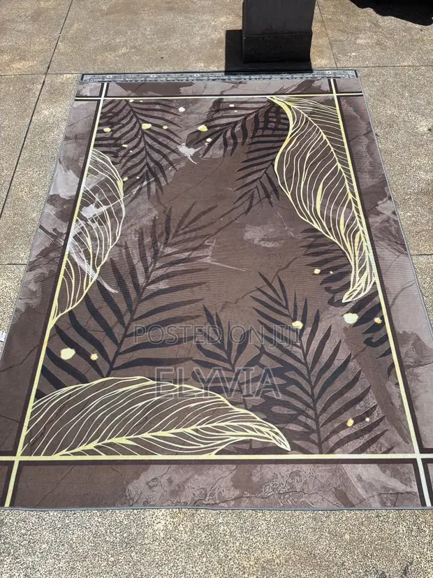 Rug ya 3D yenye Mandhari ya Kibotani - 1