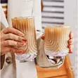 Vituo vya Kioo vya Kipekee vya Ribbed (350ml & 520ml) - 1