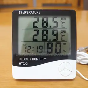 Hygrometer HTC-2 Indoor/Outdoor Temperature & Humidity Monitor