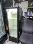 Black 3-Door Display Fridge - 1