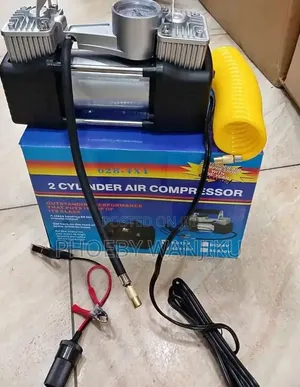 2 Cylinder Air Compressor with Tools, Accessories & Case