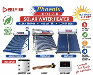 Phonex Solar Water Heater 200L Non-Pressurized