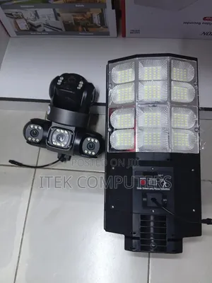 V380 Pro AI Solar CCTV Camera with Smart Lighting