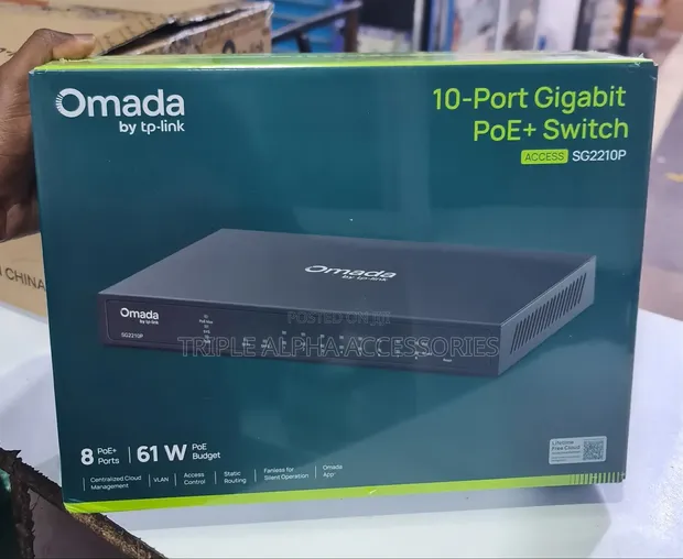 TP-Link TL-SG2210P Switch ya Smart Managed Gigabit 10-Port - 1