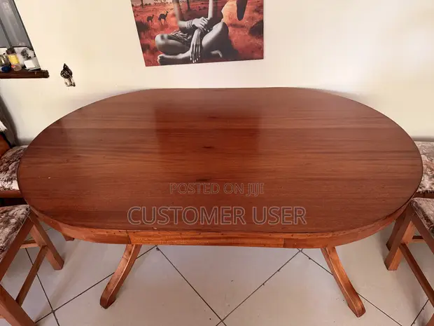 Seti ya Dinning ya Mahogany Iliyotumika - Seaters 6 - 1