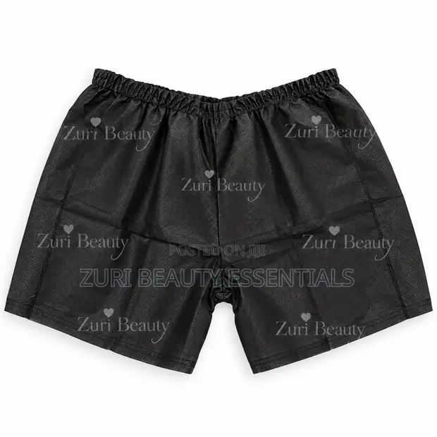 5pc Disposable Non-Woven Spa Shorts (Free Size) - 1