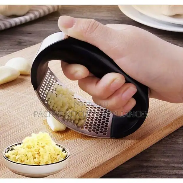Chombo cha Kusagia Garlic cha Rocker cha Stainless Steel - 1