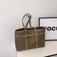 Quality Leather Handbag - Black - 3